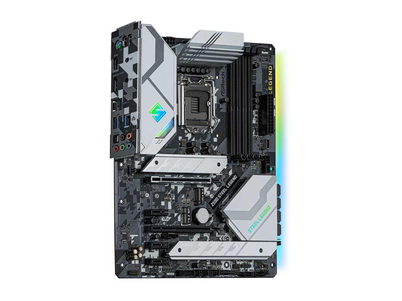 Asrock Z590 Steel Legend Lga 1200 Intel Z590 Sata 6Gb/S Atx Intel Motherboard