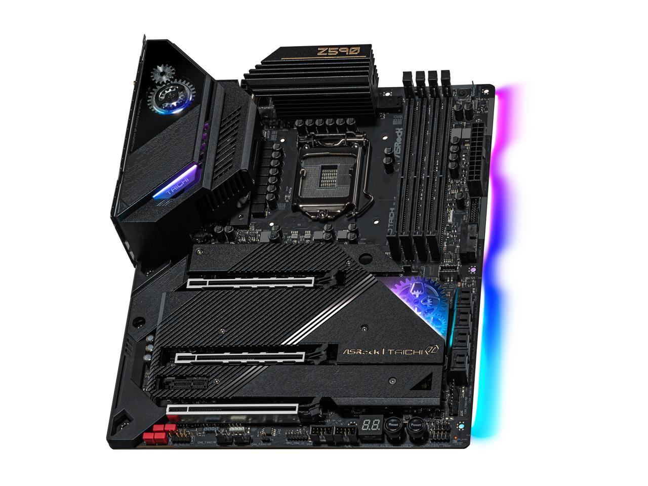 Asrock Z590 Taichi Lga 1200 Intel Z590 Sata 6Gb/S Atx Intel Motherboard