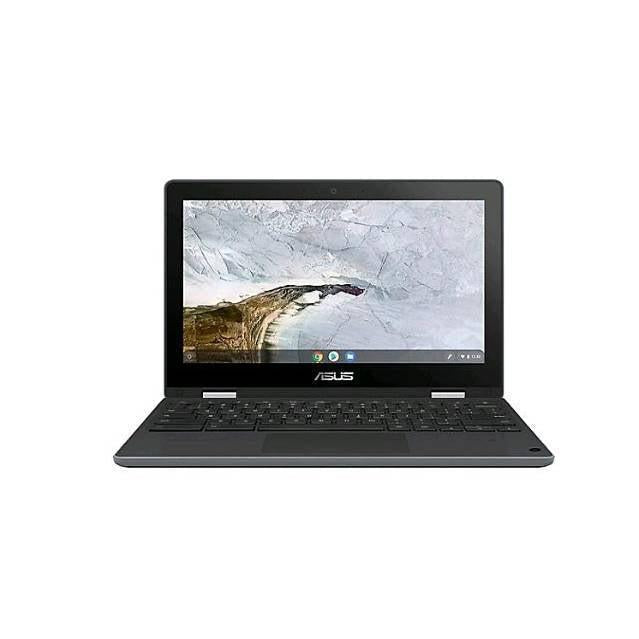 Asus Chromebook Flip C214Ma-Yz02T-S 11.6 Inch Intel Celeron N4020 1.1Ghz/ 4Gb Lpddr4/ 32Gb Emmc/ Usb3.2/ Chrome Os Notebook (Dark Grey)