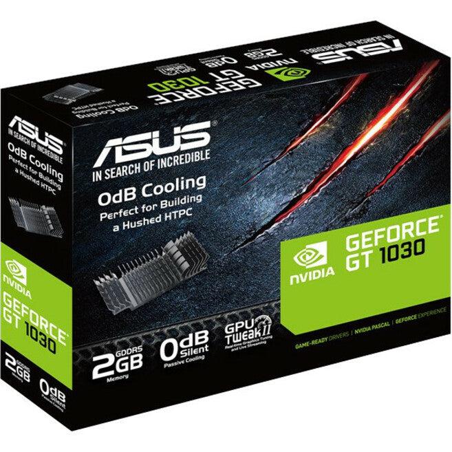 ASUS GT1030-2G-CSM GeForce GT 1030 2GB GDDR5 Low Profile Graphics Card - Silent Cooling | TecISoft