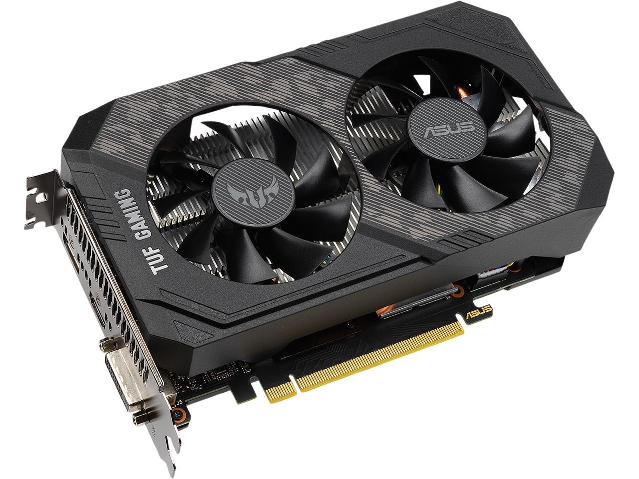 Asus Tuf Gaming Geforce Gtx 1660 Super Overclocked 6Gb Edition Hdmi Dp Dvi Gaming Graphics Card (Tuf-Gtx1660S-O6G-Gaming)