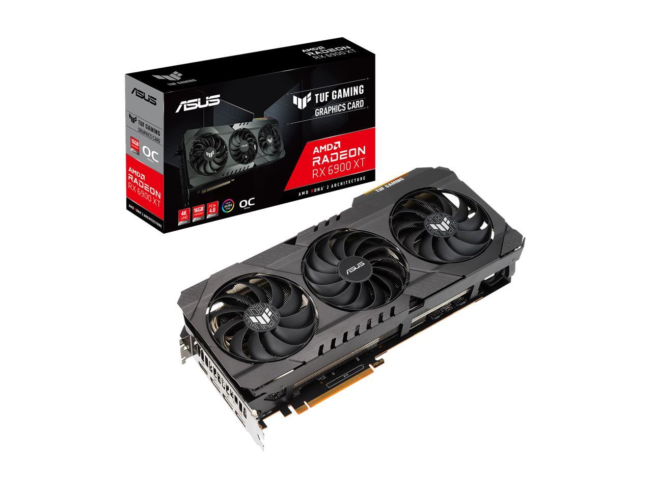 Asus Tuf Gaming Radeon Rx 6900 Xt 16Gb Gddr6 Pci Express 4.0 Crossfirex Support Video Card Tuf-Rx6900Xt-O16G-Gaming