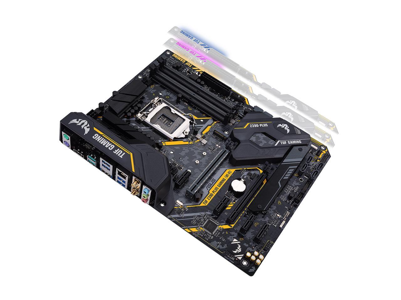 Asus Tuf Z390-Plus Gaming (Wi-Fi) Lga 1151 (300 Series) Intel Z390 Sata 6Gb/S Atx Intel Motherboard