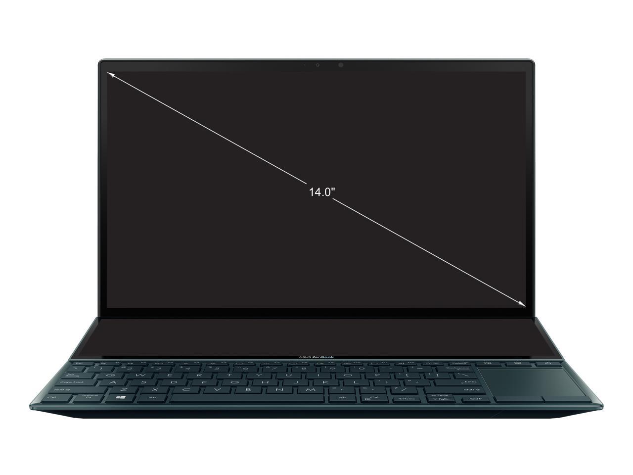 Asus Zenbook Duo 14 Ux482 14" Fhd Nanoedge Touch Display, Intel Evo, Intel Core I5-1135G7 Cpu, 8Gb