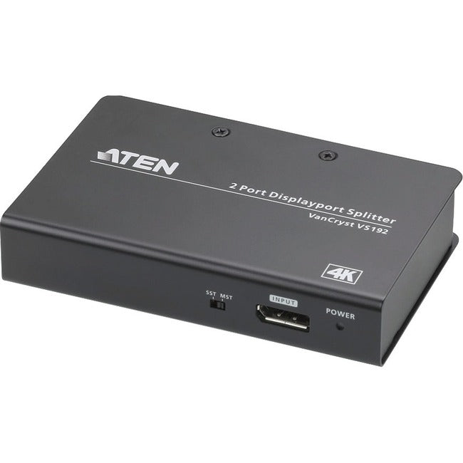 ATEN 2-Port 4K DisplayPort Splitter-TAA Compliant VS192
