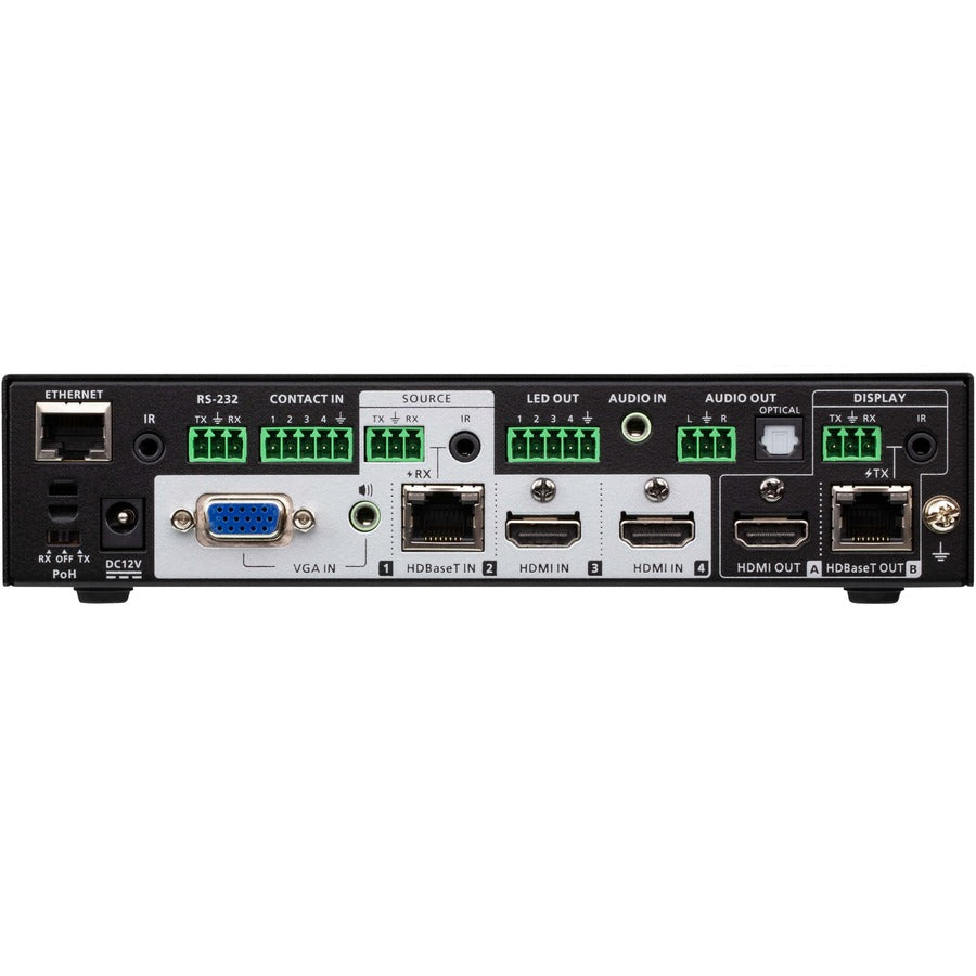 ATEN 4 x 2 True 4K Presentation Matrix Switch with Scaling, DSP, and HDBaseT-Lite VP1421