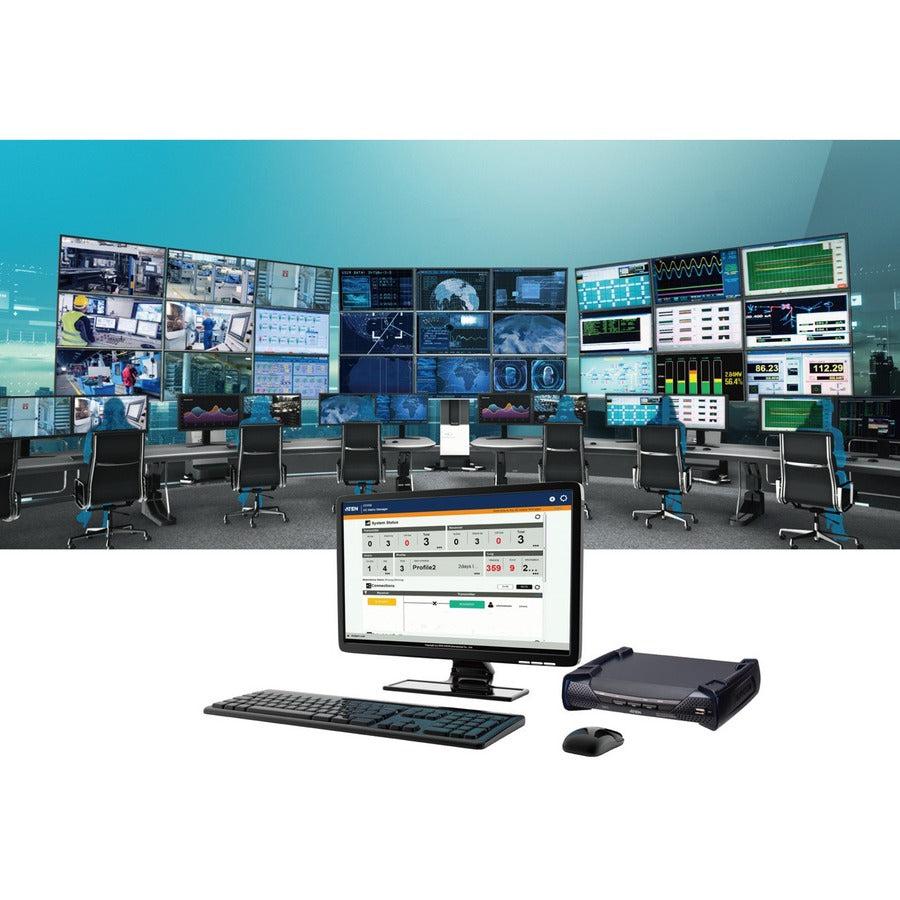 ATEN 4K DisplayPort Single Display KVM over IP Receiver KE9950R