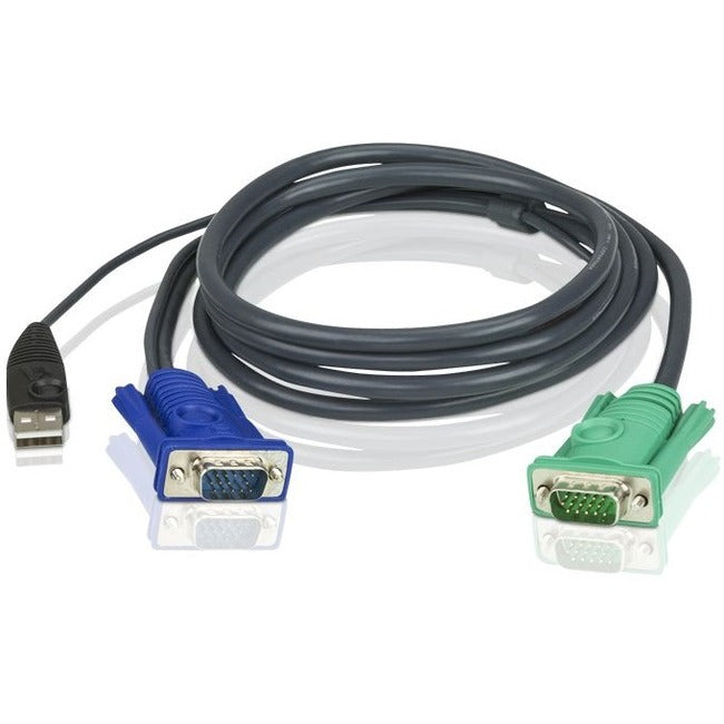 ATEN 6' USB KVM Cable - SPHD15 to VGA & USB A 2L5202U