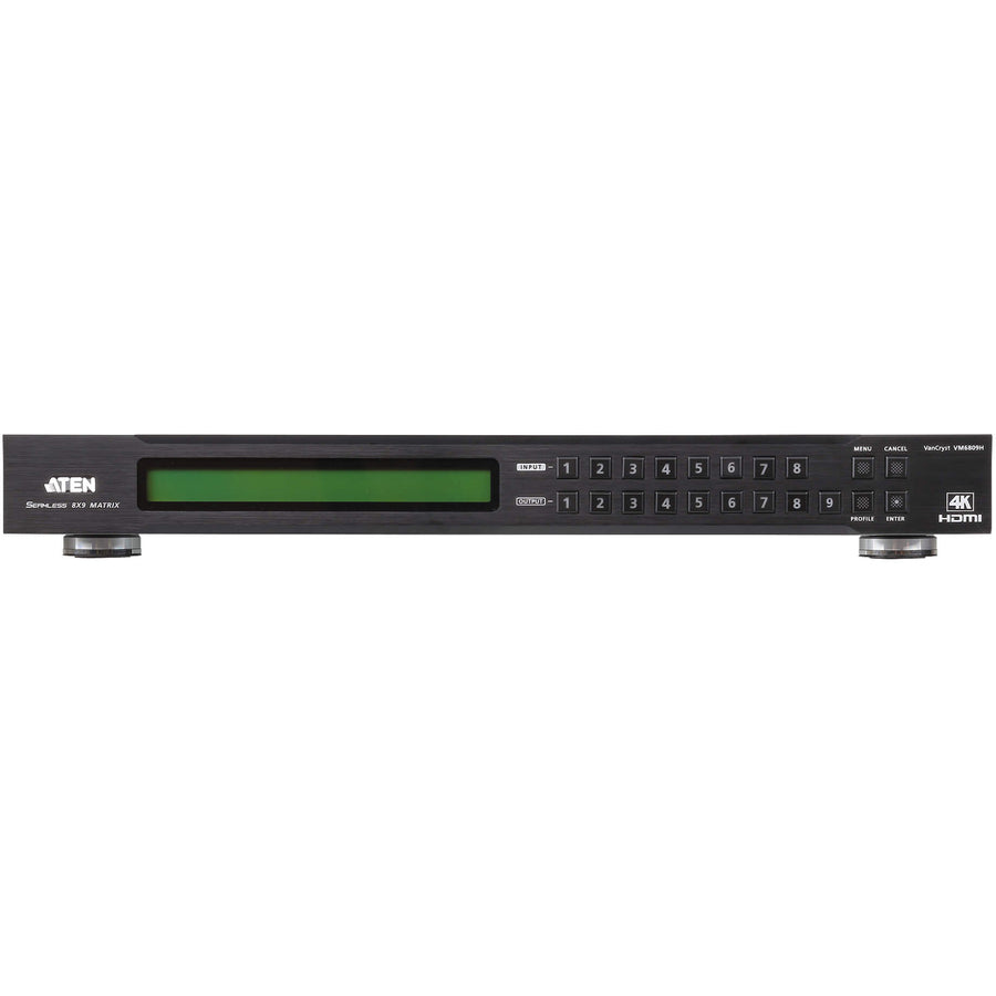ATEN 8 x 9 4K HDMI Matrix Switch with Scaler-TAA Compliant VM6809H