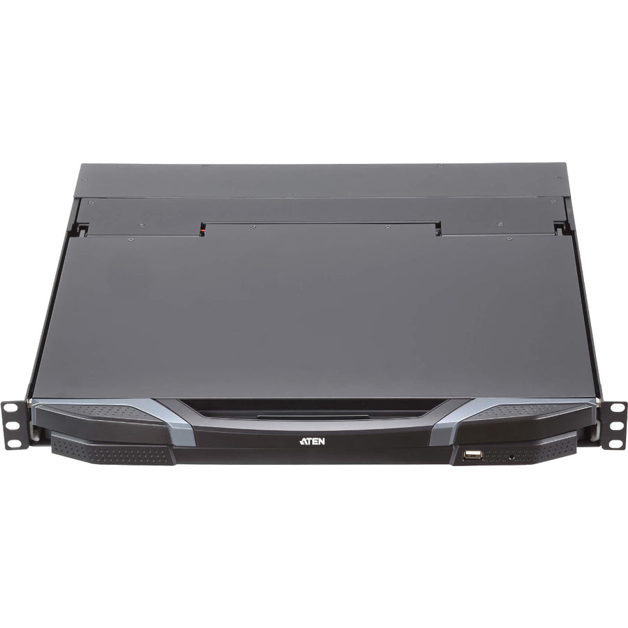 ATEN CL3800 LCD KVM Console with Standard Rack Mount Kit-TAA Compliant CL3800NW