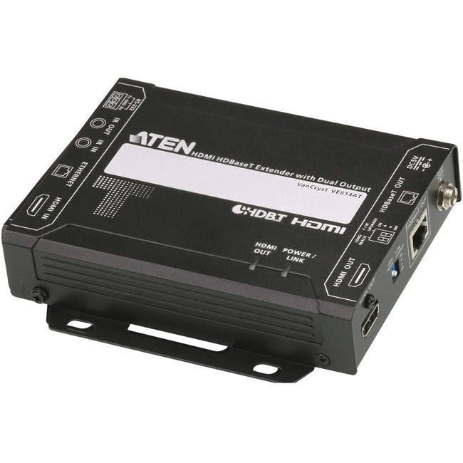 ATEN HDMI HDBaseT Transmitter with Dual Output (4K@100m) (HDBaseT Class A)-TAA Compliant VE814AT
