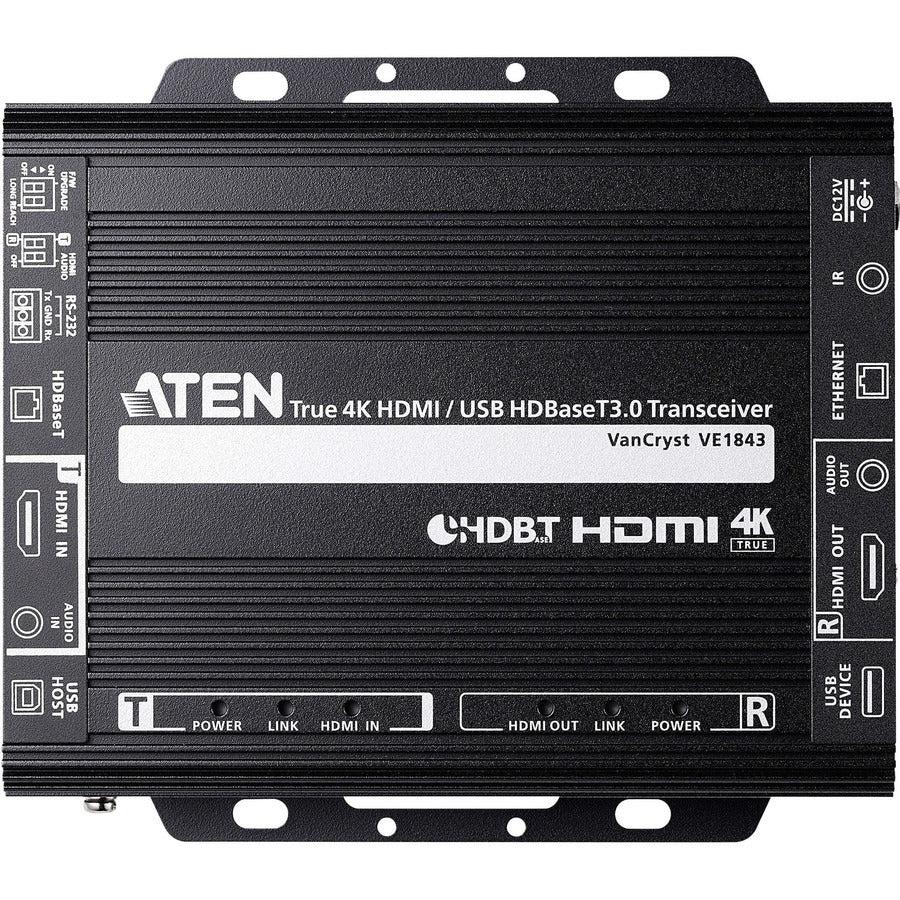 ATEN True 4K HDMI / USB HDBaseT 3.0 Transceiver VE1843