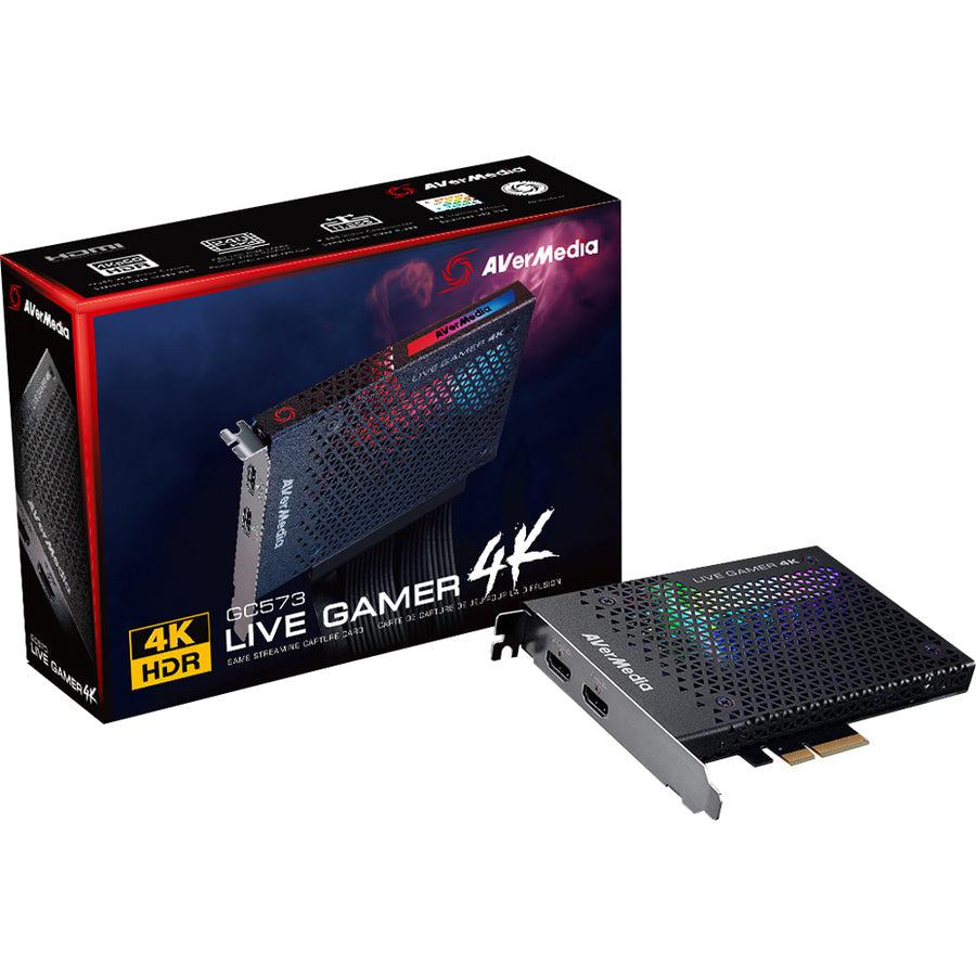 AVerMedia Live Gamer 4K PCIe Capture Card with RGB Lighting GC573