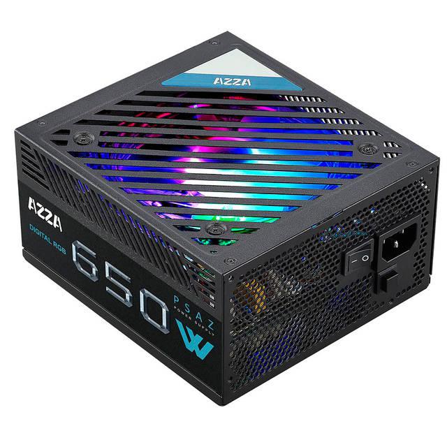 Azza Psaz-650W(Argb) 80+ Bronze 650W Ps With Argb Fan