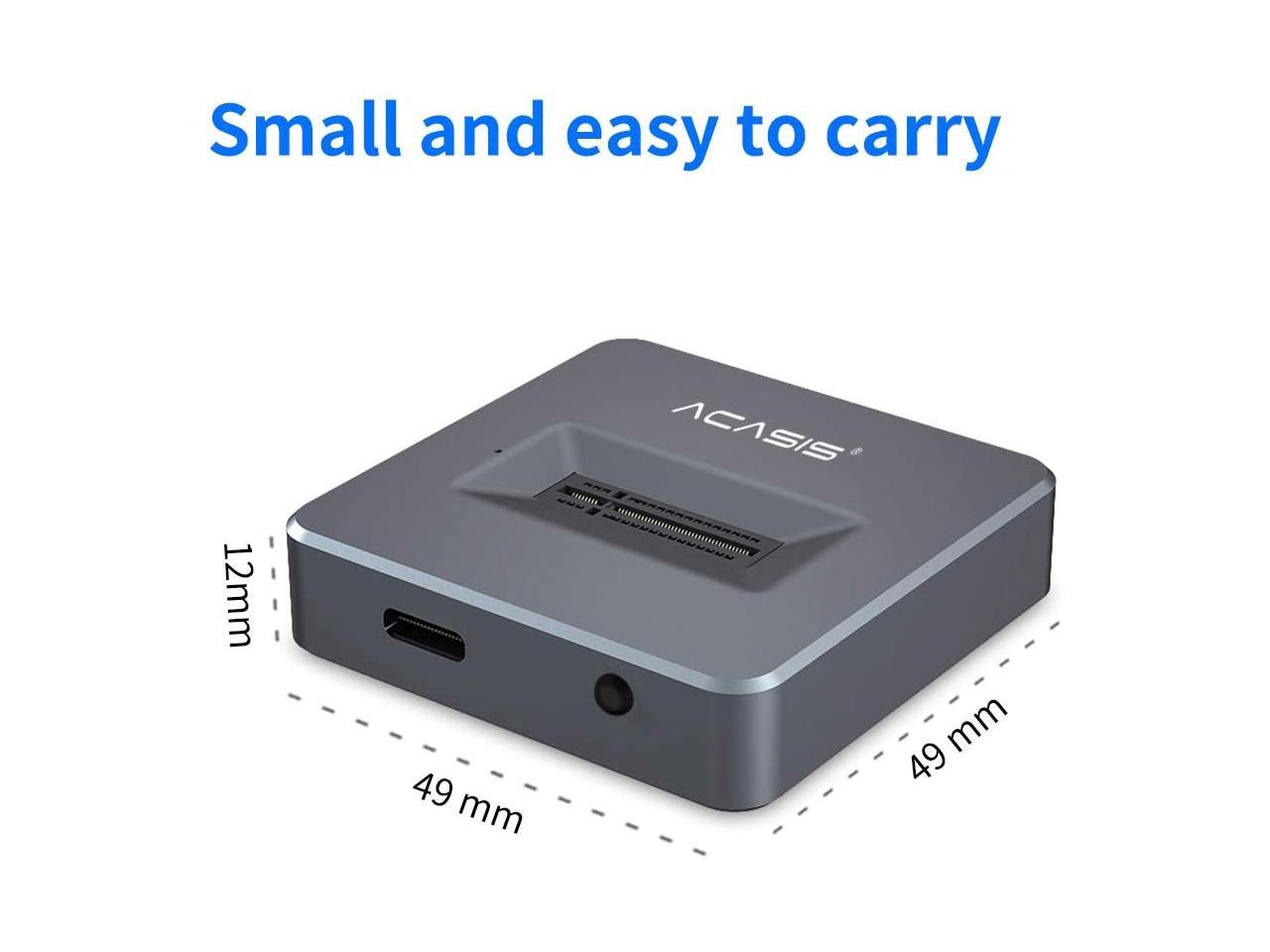 Acasis Nvme To Usb Adapter, M.2 Ssd To Type A Card, No Cable Clone, High Performance 10 Gbps Usb 3.1