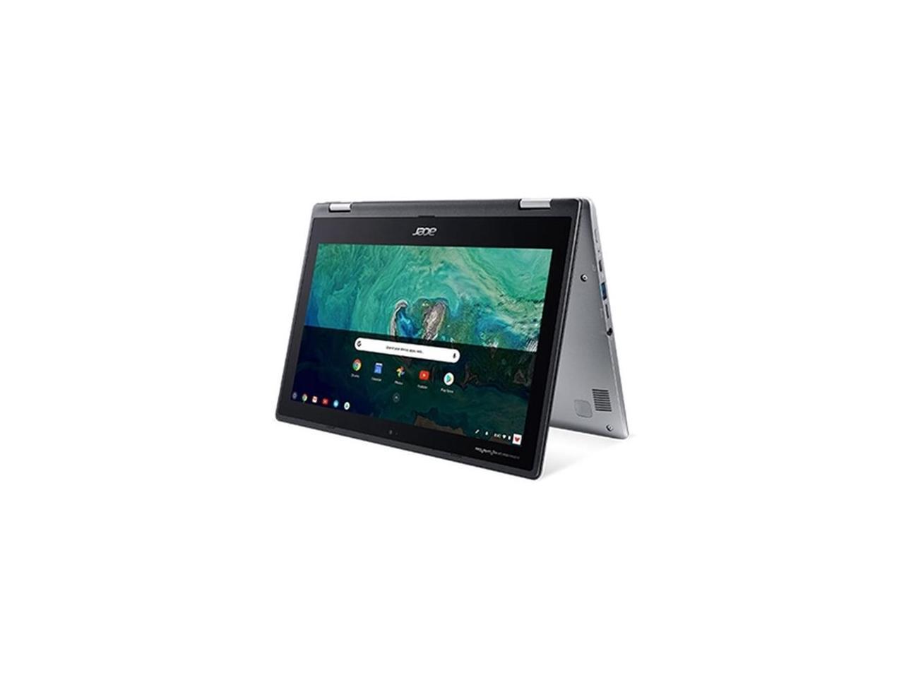 Acer Chromebook Spin 11 Cp311-1H-C5Pn 11.6 Inch Intel Celeron N3350 1.1Ghz/ 4 Gb Lpddr4/ Usb3.1/ Chrome Os Laptop (Sparkly Silver)