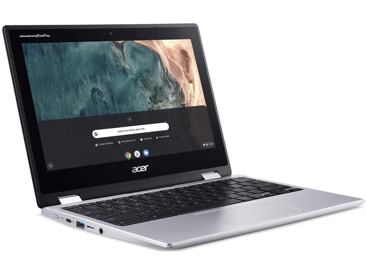 Acer Chromebook Spin 311 Cp311-2H-C679 11.6 Inch Intel Celeron N4000 1.1Ghz/ 4Gb Lpddr4/ Usb3.1/ Chrome Laptop (Pure Silver)