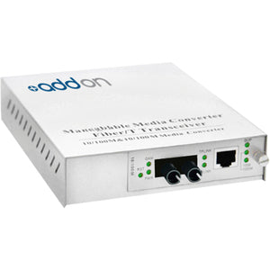 Addon 10/100Base-Tx(Rj-45) To 100Base-Bxd(St) Bidi Smf 1550Nm/1310Nm 20Km Managed Media Converter