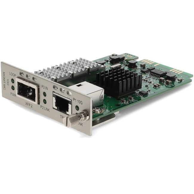 Addon 10Gbase-T Rj-45 & Xfp Slot Media Converter Card For Our Our Or Standalone Systems
