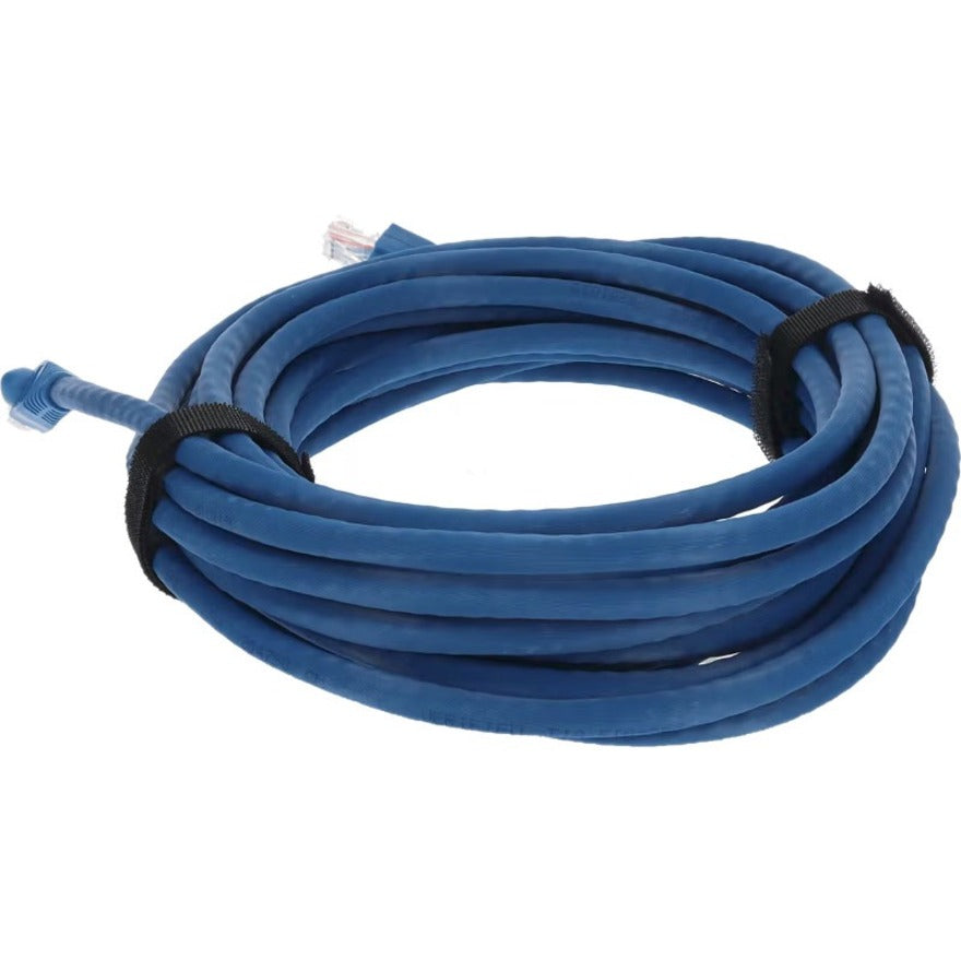 AddOn 12ft Blue CAT 6A PVC Ethernet Cable Snagless Bubble Boot RJ-45 M/M ADD-12FCAT6A-BE