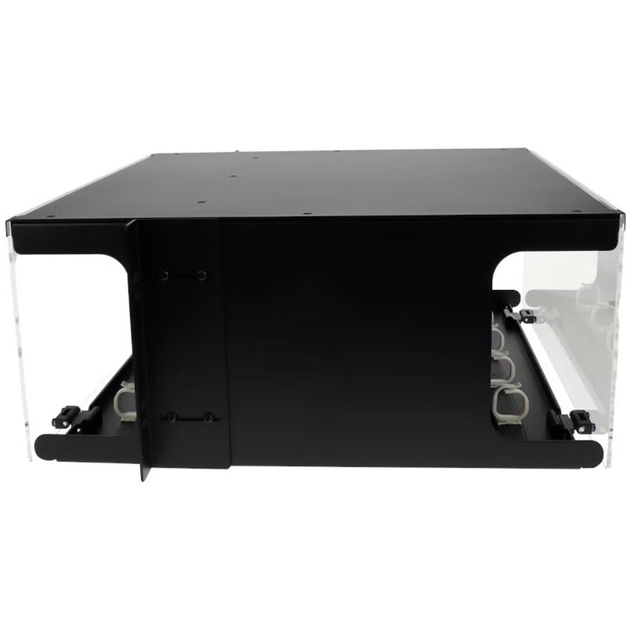 AddOn 19-inch Patch Panel 4U Chassis with 12 Open LGX Cassette Bays ADD-PPC-12BAY