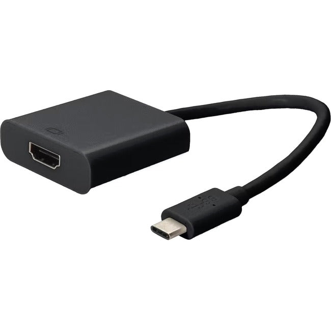 Addon 20Cm (8In) Usb 3.1 Type (C) Male To Hdmi Female Black Adapter Cable