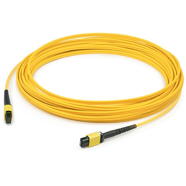 AddOn 30m MPO (Female) to MPO (Female) Yellow OS2 Duplex Fiber LSZH-rated Patch Cable ADD-MPOMPO-30M9SMFLZ