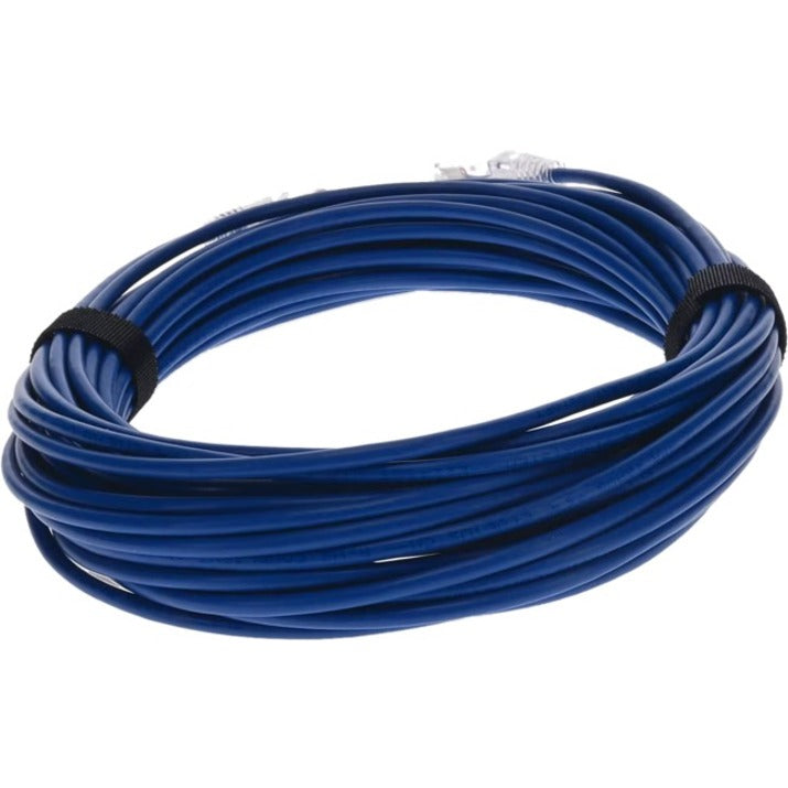 AddOn 35ft Blue CAT 6 Slim PVC Ethernet Cable Snagless Clear-Claw TAA RJ-45 M/M ADD-35FSLCAT6-BE-TAA