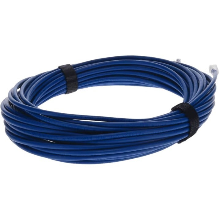 AddOn 35ft Blue CAT 6 Slim PVC Ethernet Cable Snagless Clear-Claw TAA RJ-45 M/M ADD-35FSLCAT6-BE-TAA