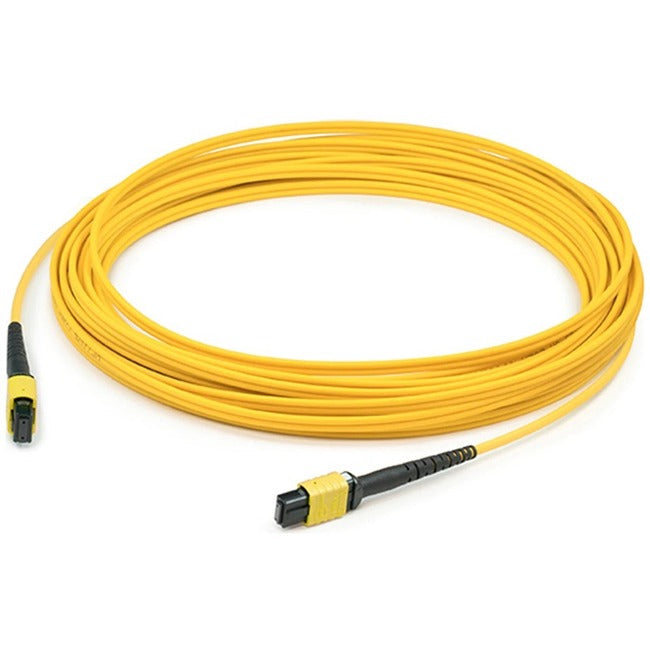 AddOn 35m MPO (Female) to MPO (Female) Yellow OS2 Duplex Fiber LSZH-rated Patch Cable ADD-MPOMPO-35M9SMFLZ