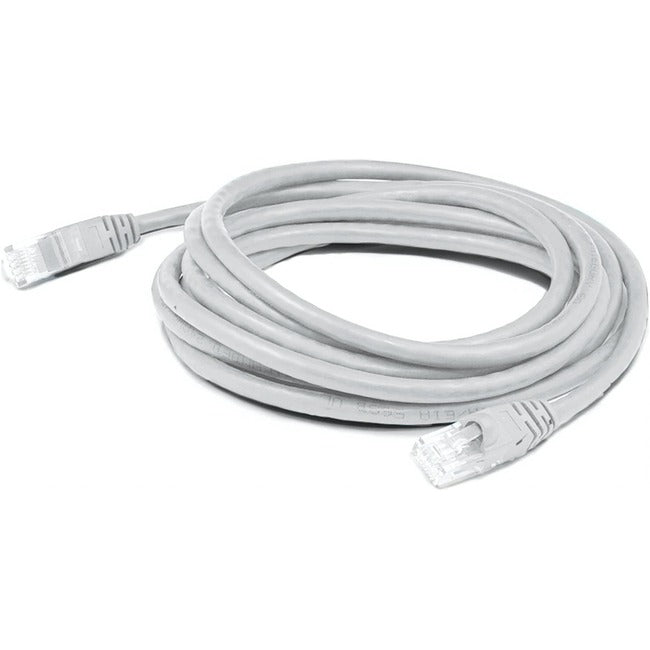 AddOn 40ft White CAT 6 PVC Ethernet Cable Snagless Bubble Boot RJ-45 M/M ADD-40FCAT6-WE