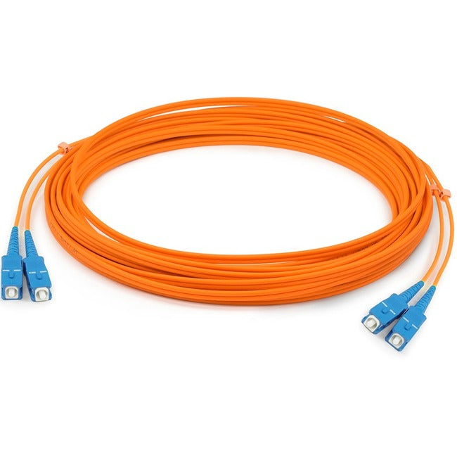 AddOn 4m SC (Male) to SC (Male) Orange OM1 Duplex Fiber OFNR (Riser-Rated) Patch Cable ADD-SC-SC-4M6MMF