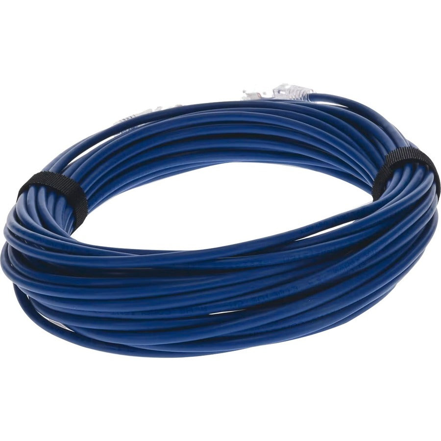 AddOn 50ft Blue CAT 6 Slim PVC Ethernet Cable Snagless Clear-Claw TAA RJ-45 M/M ADD-50FSLCAT6-BE-TAA
