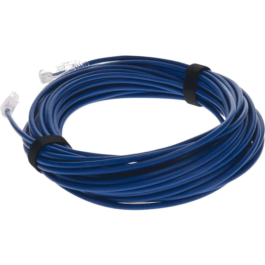 AddOn 50ft Blue CAT 6 Slim PVC Ethernet Cable Snagless Clear-Claw TAA RJ-45 M/M ADD-50FSLCAT6-BE-TAA