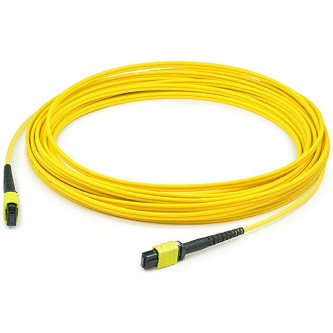 AddOn 50m MPO (Female) to MPO (Female) Yellow OS2 Duplex Fiber LSZH-rated Patch Cable ADD-MPOMPO-50M9SMFLZ