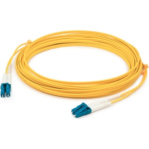 AddOn 94m LC (Male) to LC (Male) Straight Yellow OS2 Duplex LSZH Fiber Patch Cable ADD-LC-LC-94M9SMFLZ