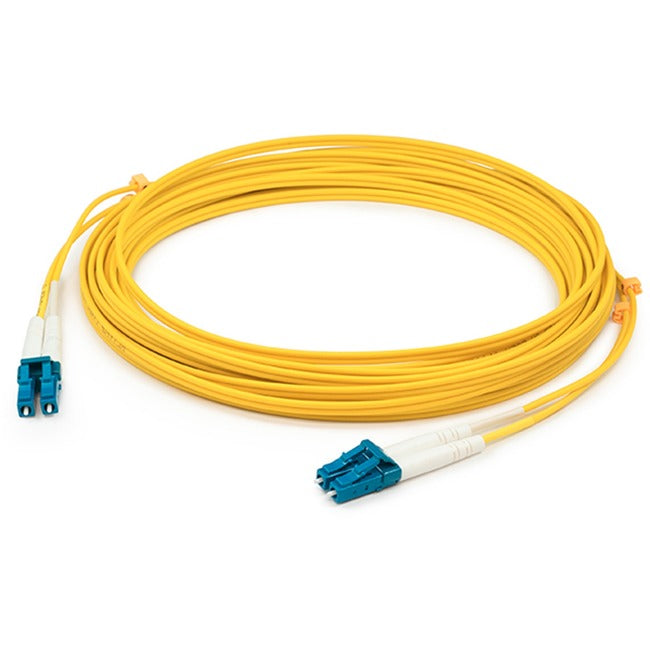 AddOn 96m LC (Male) to LC (Male) Straight Yellow OS2 Duplex Plenum Fiber Patch Cable ADD-LC-LC-96M9SMFP