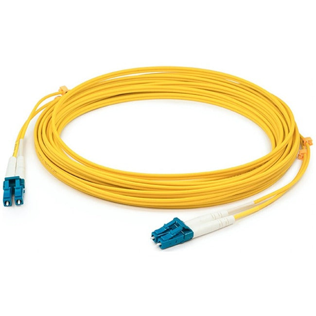 AddOn 98m LC (Male) to LC (Male) Straight Yellow OS2 Duplex Plenum Fiber Patch Cable ADD-LC-LC-98M9SMFP