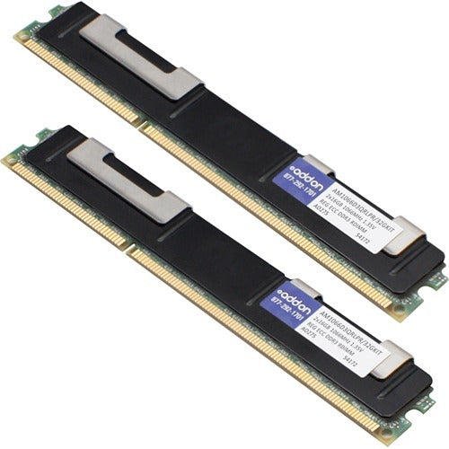 AddOn AM1066D3QRLPR/16G x2 JEDEC Standard Factory Original 32GB DDR3-1066MHz Registered ECC Quad Rank 1.35V 240-pin CL7 RDIMM AM1066D3QRLPR/32GKIT