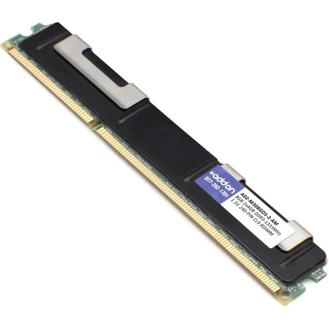 AddOn AM1333D3DRLPR/4G x2 Cisco A02-M308GD5-2 Compatible Factory Original 8GB DDR3-1333MHz Registered ECC Dual Rank 1.5V 240-pin CL9 RDIMM A02-M308GD5-2-AM