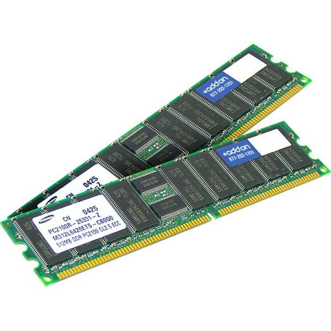 AddOn AM1333D3DRVLPR/4G x1 JEDEC Standard Factory Original 4GB DDR3-1333MHz Registered ECC Dual Rank 1.35V 240-pin CL9 Very Low Profile RDIMM