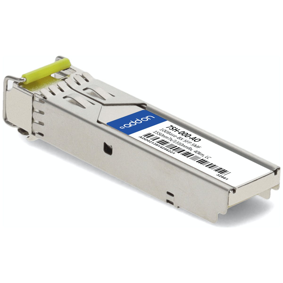 AddOn Accedian 7SH-000 Compatible TAA Compliant 100Base-BX SFP Transceiver (SMF, 1550nmTx/1310nmRx, 40km, LC) 7SH-000-AO