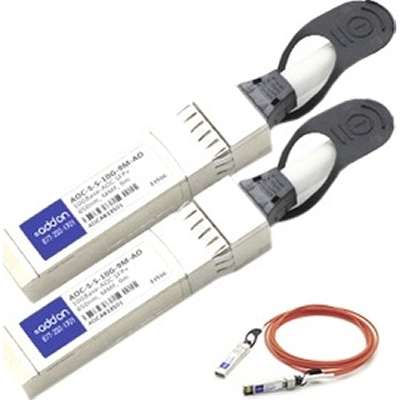 AddOn Avago AFBR-2CAR30Z Compatible TAA Compliant 10GBase-AOC SFP+ to SFP+ Direct Attach Cable (850nm, MMF, 30m) AFBR-2CAR30Z-AO