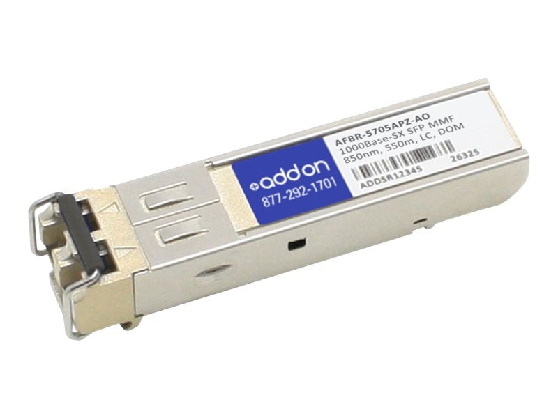 Addon Avago Afbr-5705Apz Compatible Taa Compliant 1000Base-Sx Sfp Transceiver (Mmf, 850Nm, 550M, Lc, Dom)