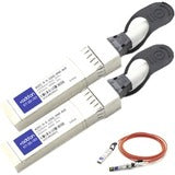 AddOn Avago Compatible TAA Compliant 10GBase-AOC SFP+ to SFP+ Direct Attach Cable (850nm, MMF, 1.5m) AFBR-2CAR015Z-AO