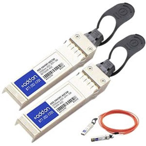 AddOn Avaya/Nortel AA1403005-E5 to NetAPP X6563-R6 Compatible TAA Compliant 10GBase-AOC XFP to SFP+ Direct Attach Cable (850nm, MMF, 5m) ADD-XAVSNT-AOC5M