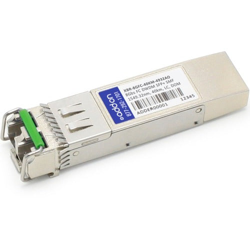 AddOn Brocade XBR-8GFC-40KM-4932 Compatible TAA Compliant 8Gbs Fibre Channel DWDM 100GHz SFP+ Transceiver (SMF, 1549.32nm, 40km, LC, DOM) XBR-8GFC-40KM-4932AO