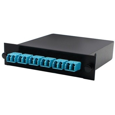 AddOn Cassette for 3-Bay Patch Panel, 1 MPO In, 12 LC Duplex Out, Multi-mode Duplex OM3 ADD-3BAYC1MP6LCDM3