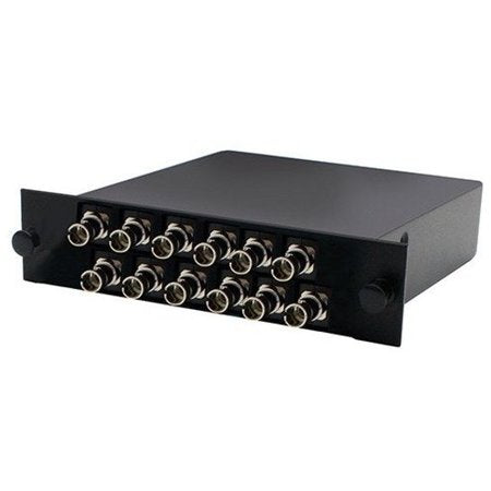 AddOn Cassette for 3-Bay Patch Panel, 1 MPO In, 12 ST Simplex Out, Single-mode Simplex OS1 ADD-3BAYC1MP12STSS1
