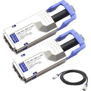 AddOn Cisco CAB-INF-28G-1 Compatible 10GBase-CX CX4 to CX4 Direct Attach Cable (Passive Twinax, 1m) CAB-INF-28G-1-AO